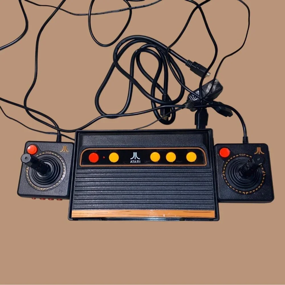 Atari Flashback 9 Boom Console with 2 Joysticks Retro Gaming System Vintage Styl